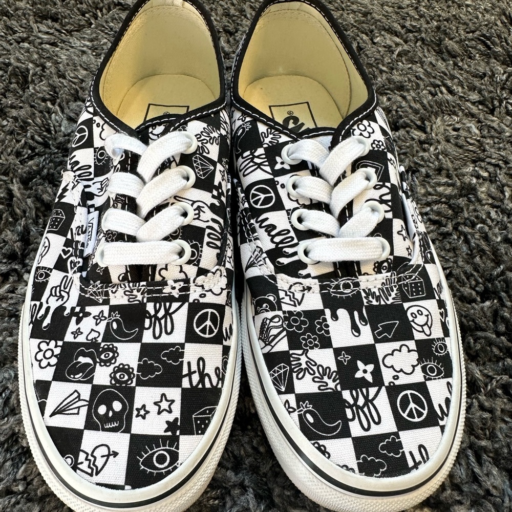 Comic Vans, 7.5 New w/o Tags